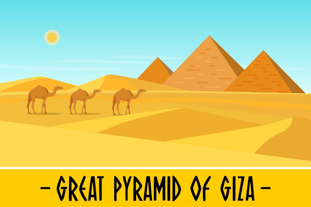 The Great Pyramid of Giza illustration